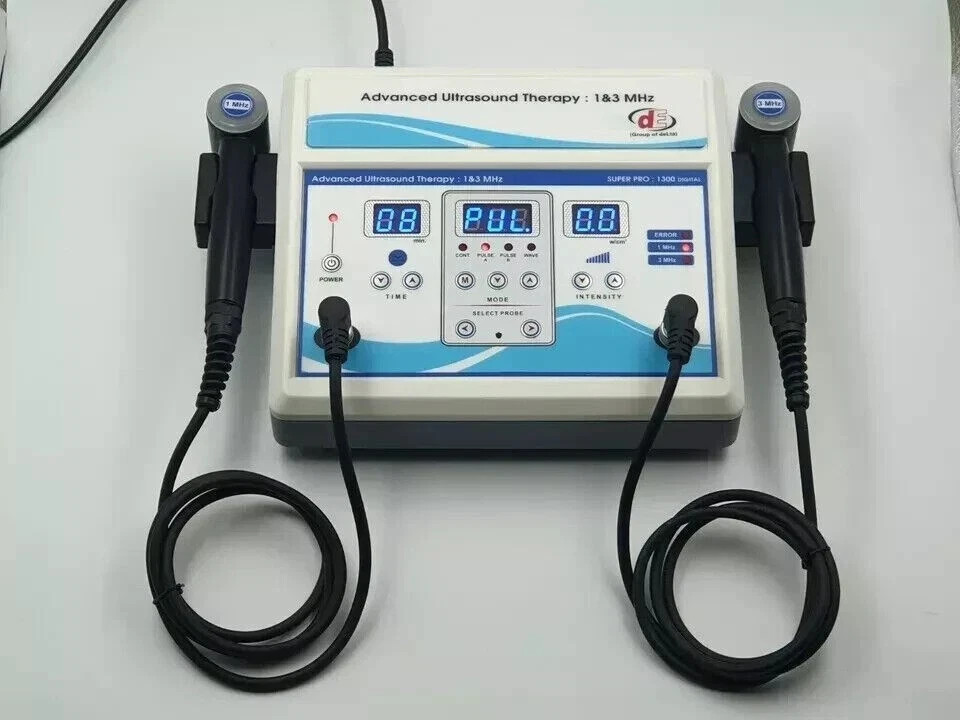 3 & 1 Mhz Device Super 1300 Pro Digital Ultrasound Therapy Machine __