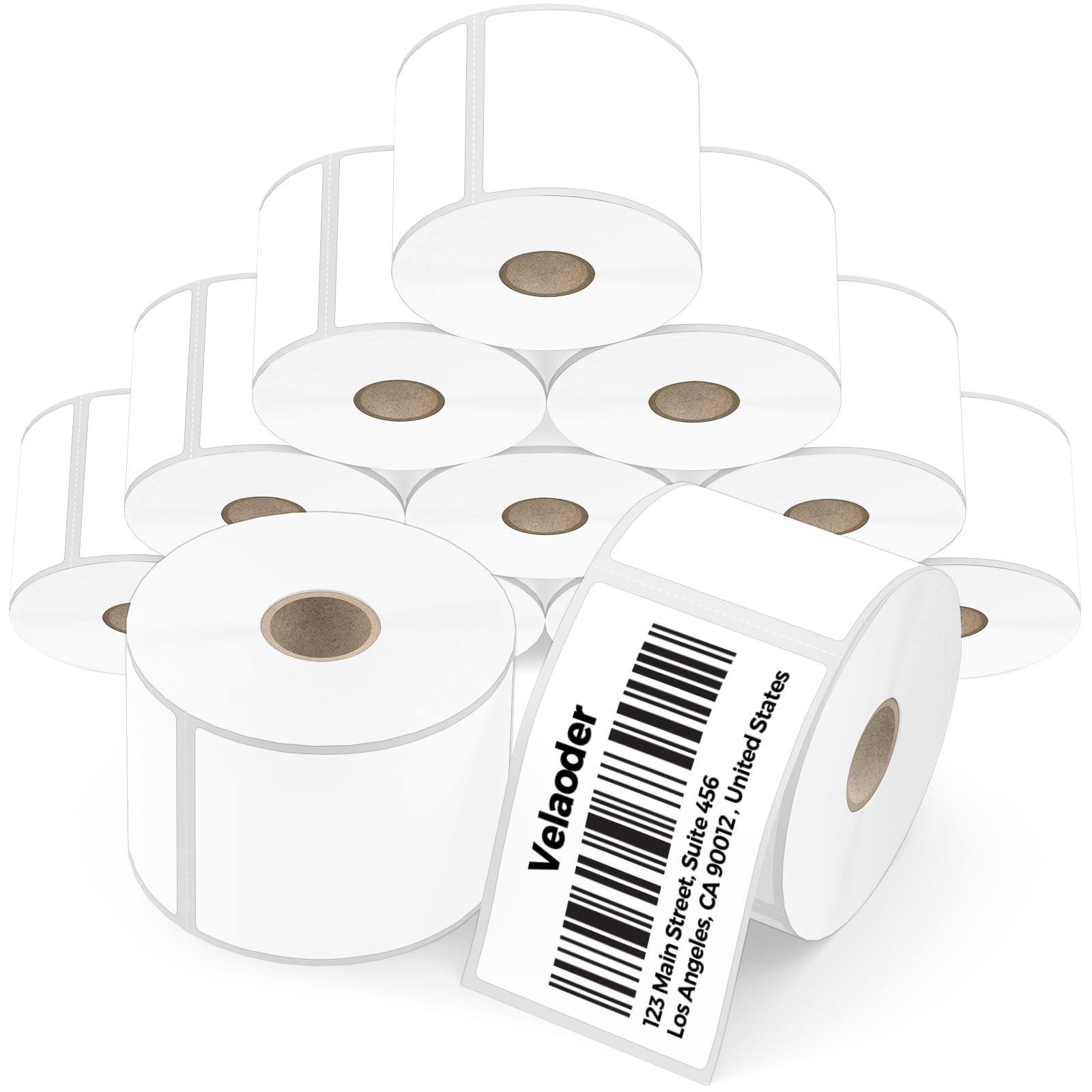 12 Rolls 2.25″x4″ Direct Thermal Label for Shipping Address 2.25″ x 4″, White