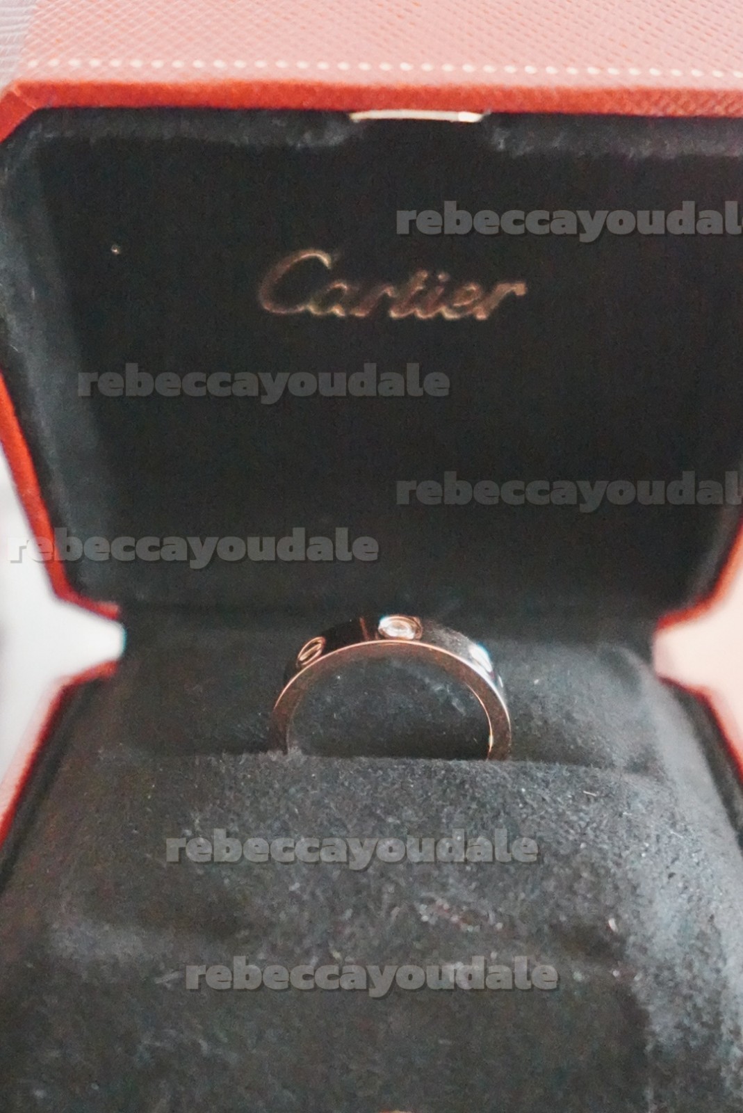 NEW.CartlerLOVE&Ring 18k-Yellow Gold 3.6mm Diamond Wedding Band Size US 8