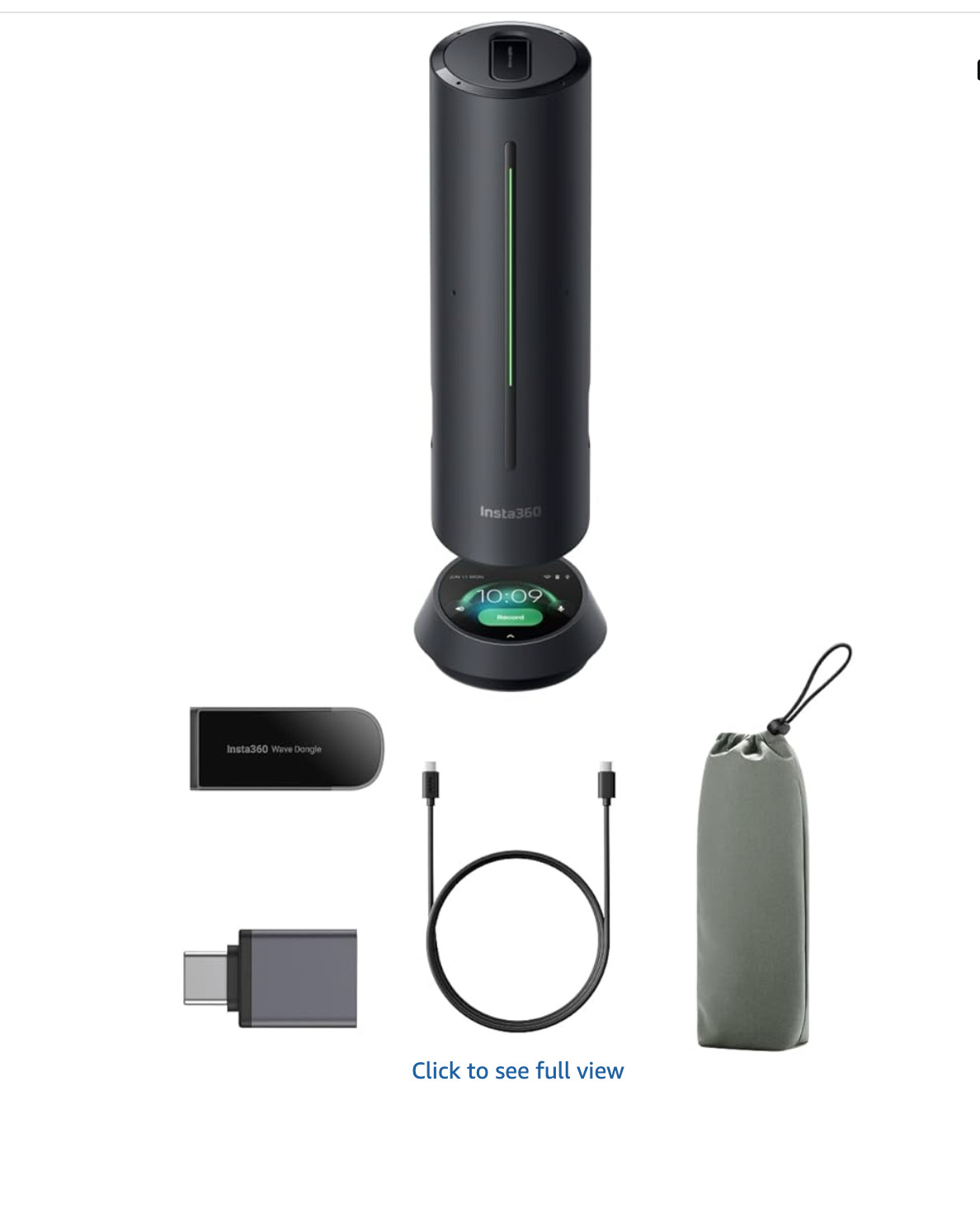 Insta360 Wave – AI Conference Speakerphone, Bluetooth, Voice Recorder