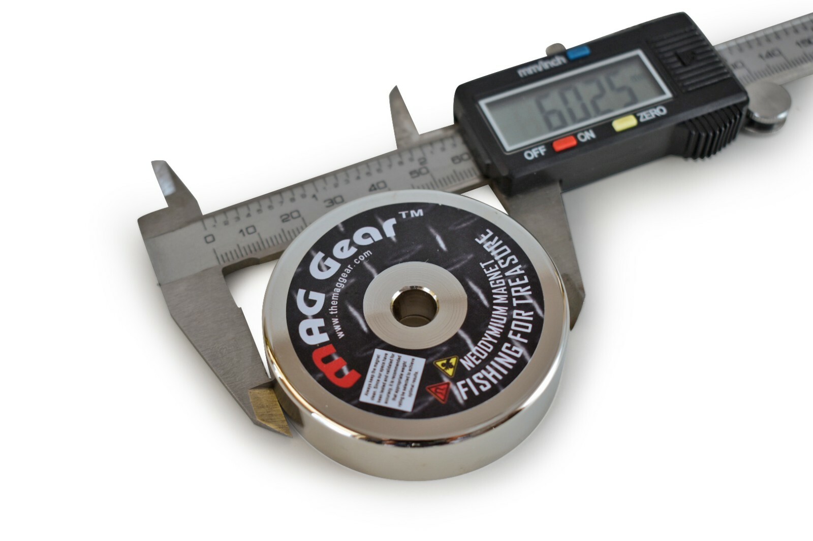 MagGear Salvage Fishing Magnets 370LB/168KG Pull Force Neodymium/Rare Earth Fish