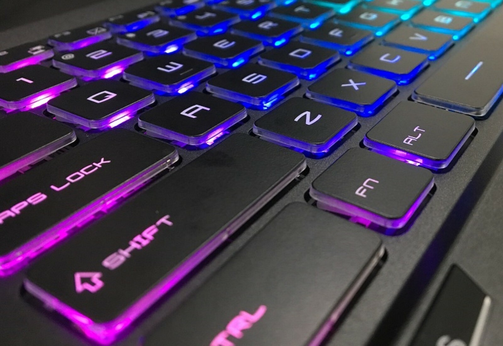 New Backlit Crystal Clear RGB Keyboard US English UI for MSI GP62MVR GP72MVR #