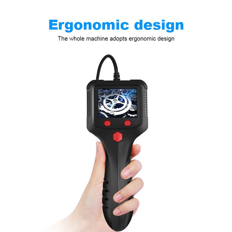 LED 1080P HD Handheld Industrial Endoscope 8mm Borescope Inspection Snake Camera
