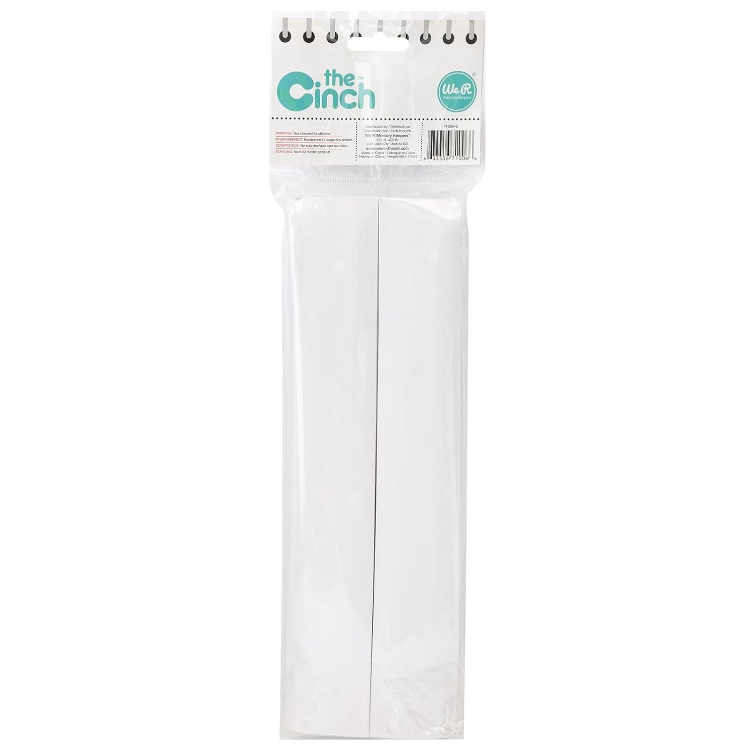 Creative 1-Inch White Binding Wire – Ideal for Crafts & Book Projects (2 Pack)