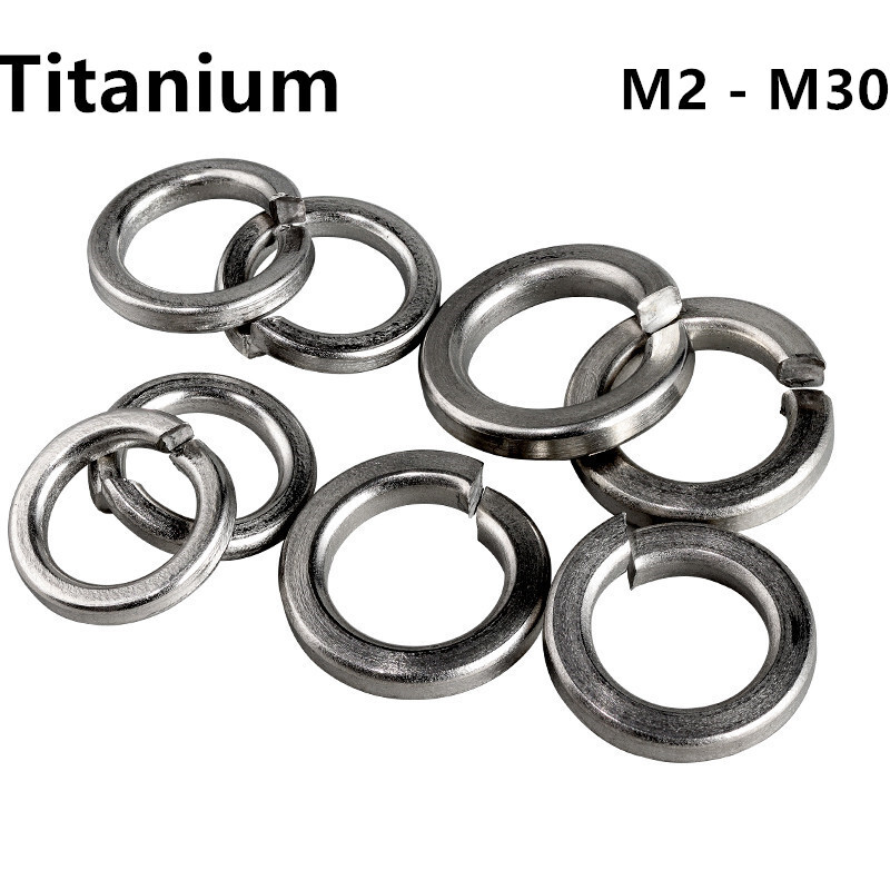 Titanium Helical Spring Lock Washers M2 M2.5 M3 M4 M5 M6 M8 M10 M12 M14-M30