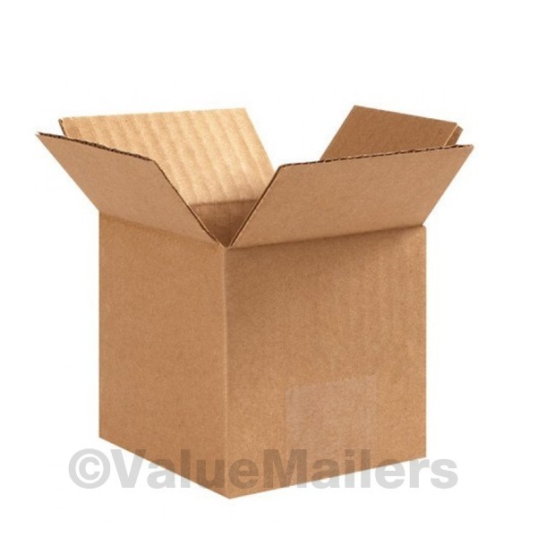 100 6x6x6 Cardboard Shipping Boxes Cartons Packing Moving Mailing Box