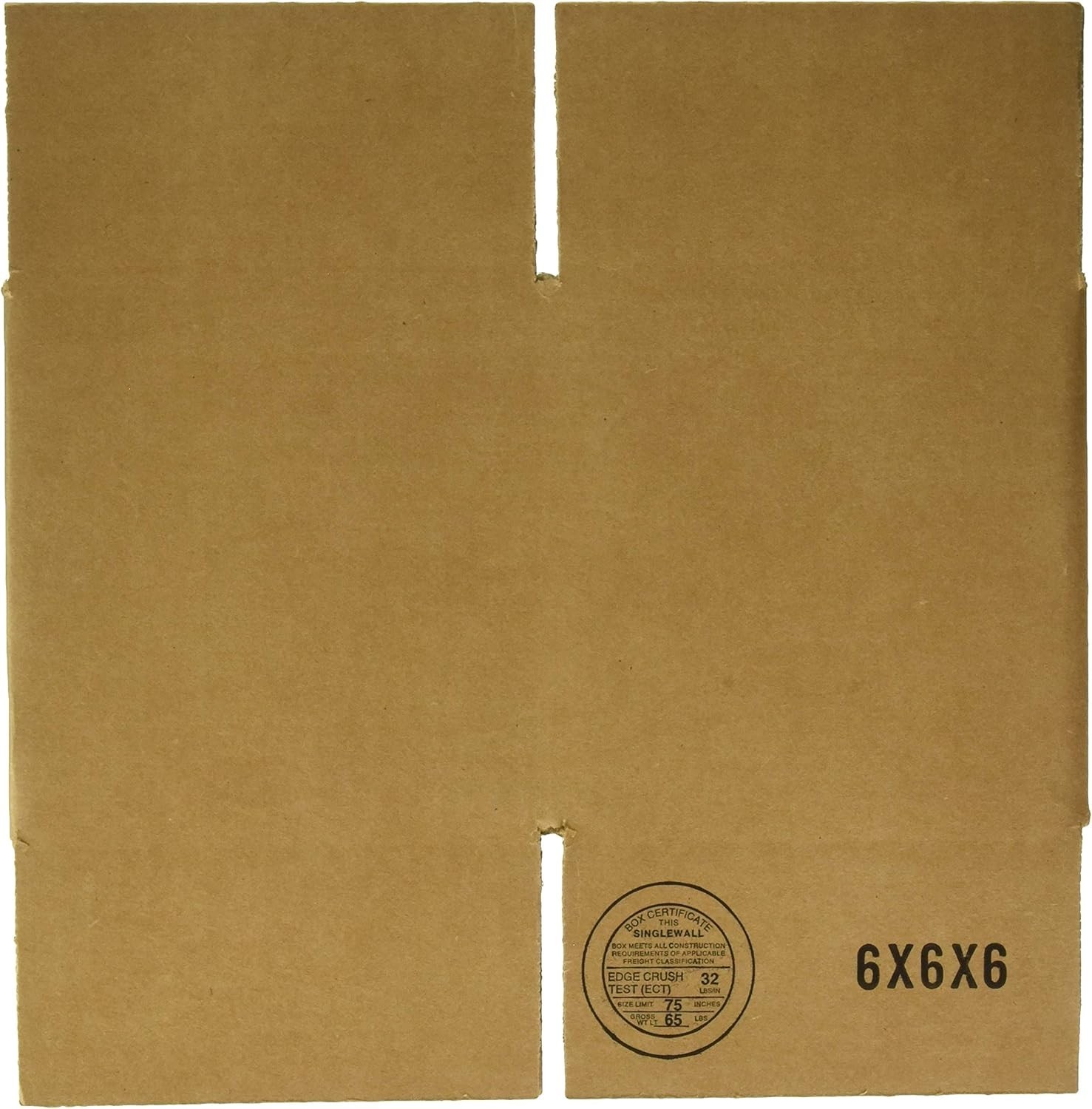 25-Pack 6x6x6 Shipping Boxes – Durable Paper with Flap Lids for Secure Shipping