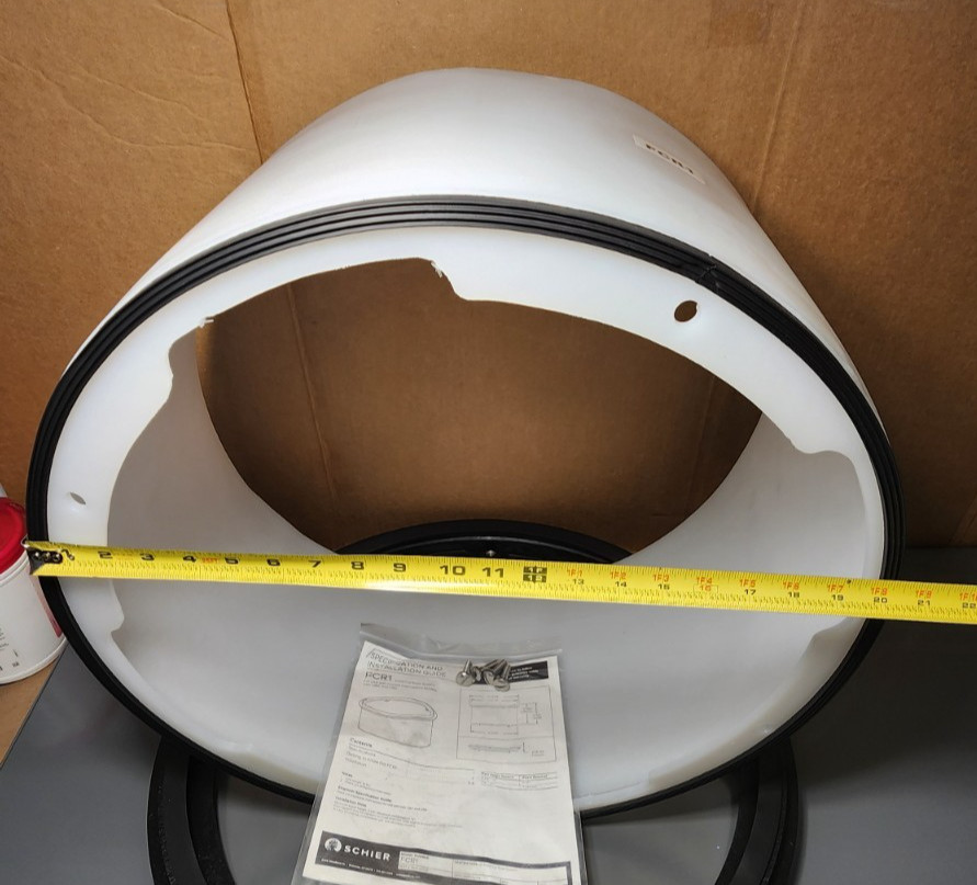 SHIER FRC1 Field Cut Riser White *PI