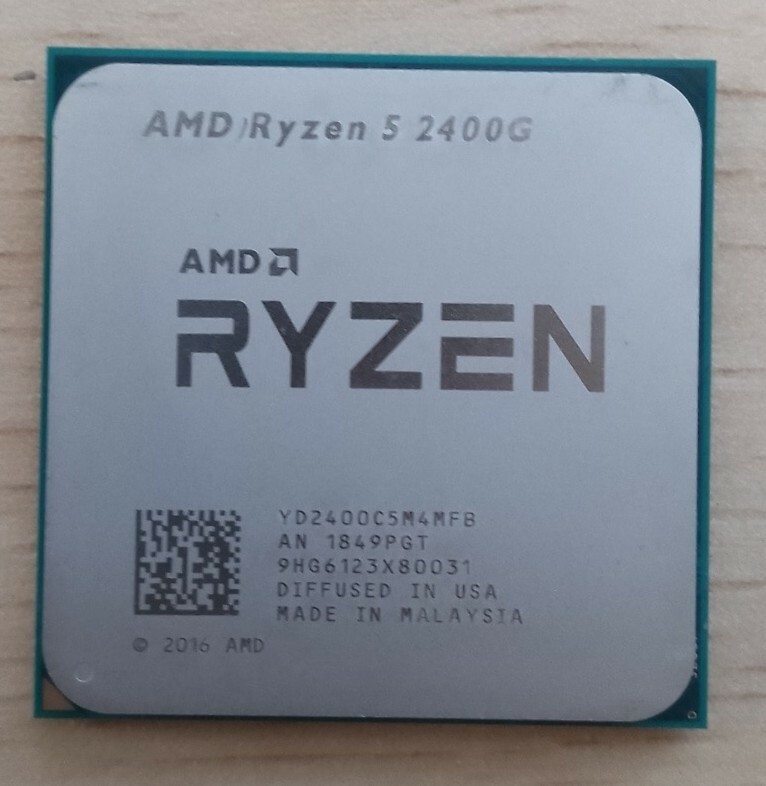 Ryzen R5 2400G AM4 Quad-core 3.6GHz 65W R5 2400G CPU processor #jg