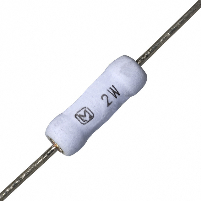 2 pcs ERG-2SJ101, 100 ohm 2W Metal Oxide Power Resistors.