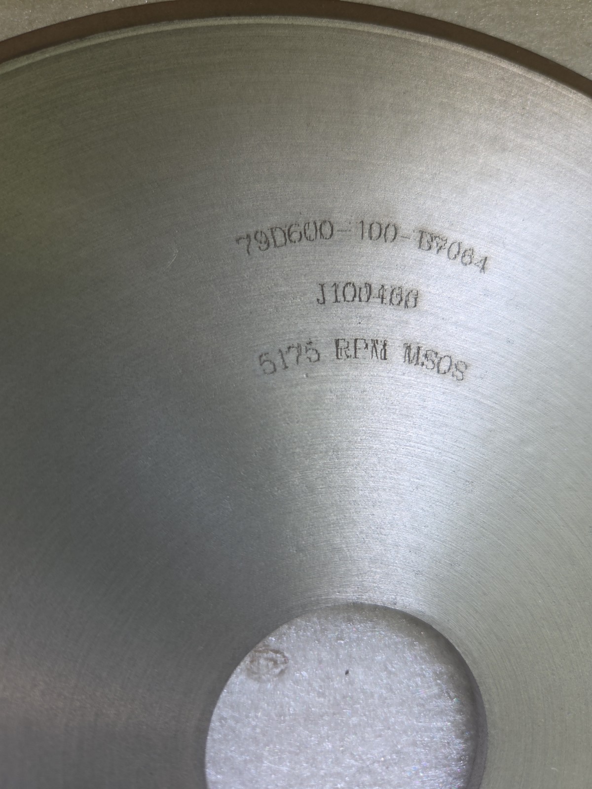 Universal Superabrasives 600 Grit 1A1R 7×1/8×1-1/4 Surface Grinder Diamond Wheel