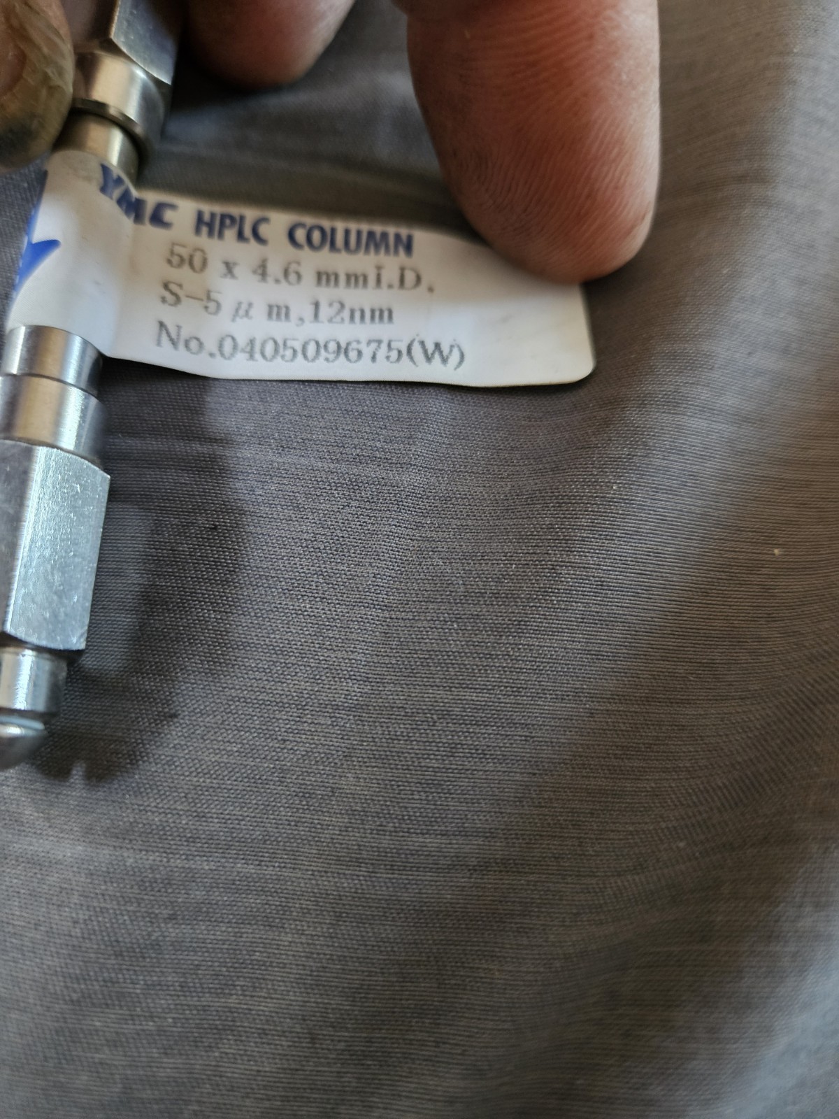YMC-Pack ODS-AQ HPLC Column – 5µm, 50 x 4.6mm, 120Å – Part No. AQ12S05-0546WT