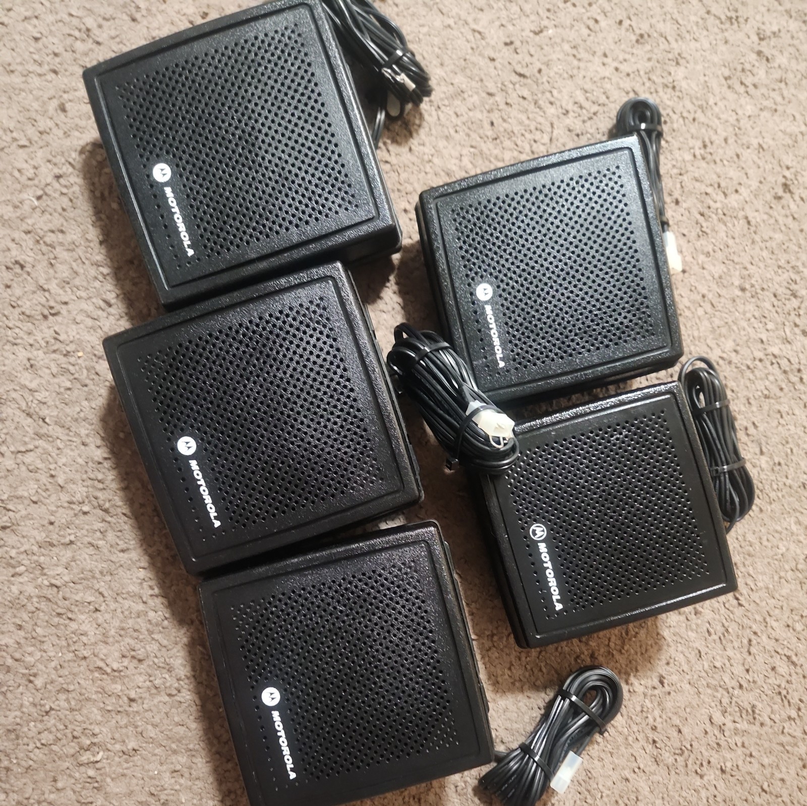 Lot of 5 Motorola HSN4031B External Speakers for Mobile Radio XTL APX