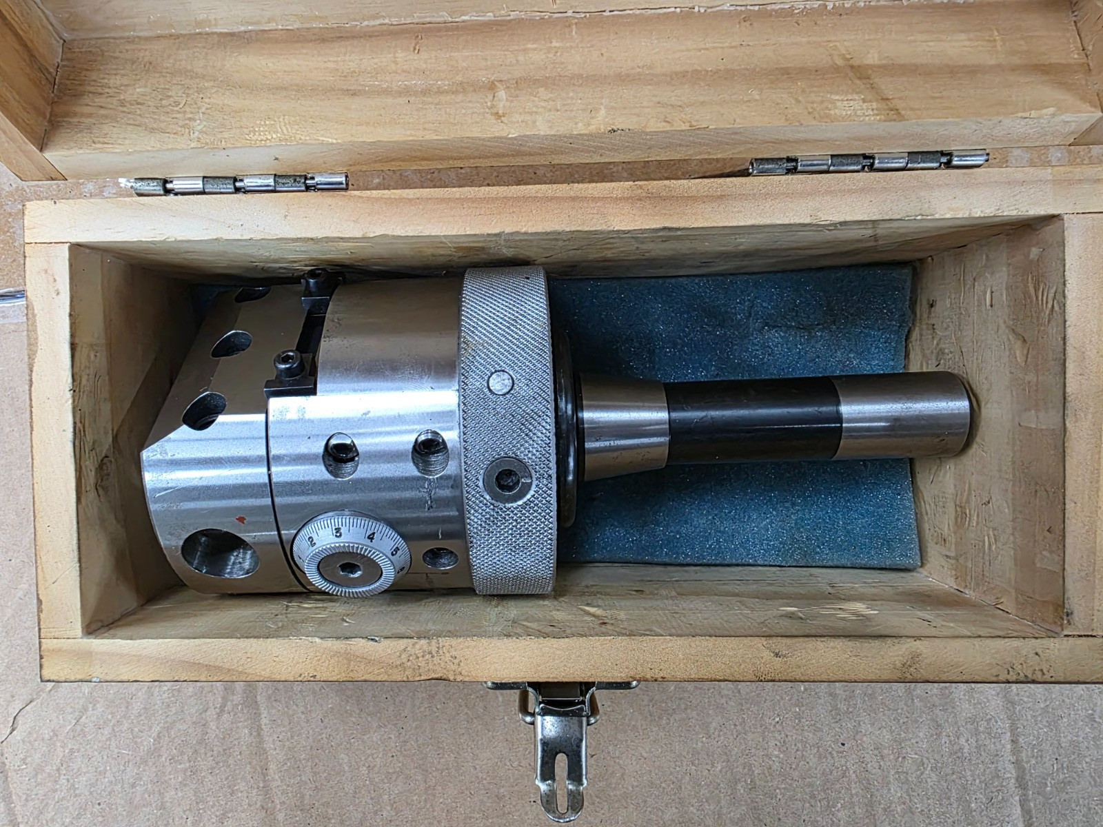 Unknown2 3 Feed Automatic Boring Head R8 Used & Works No Boring Bars Included