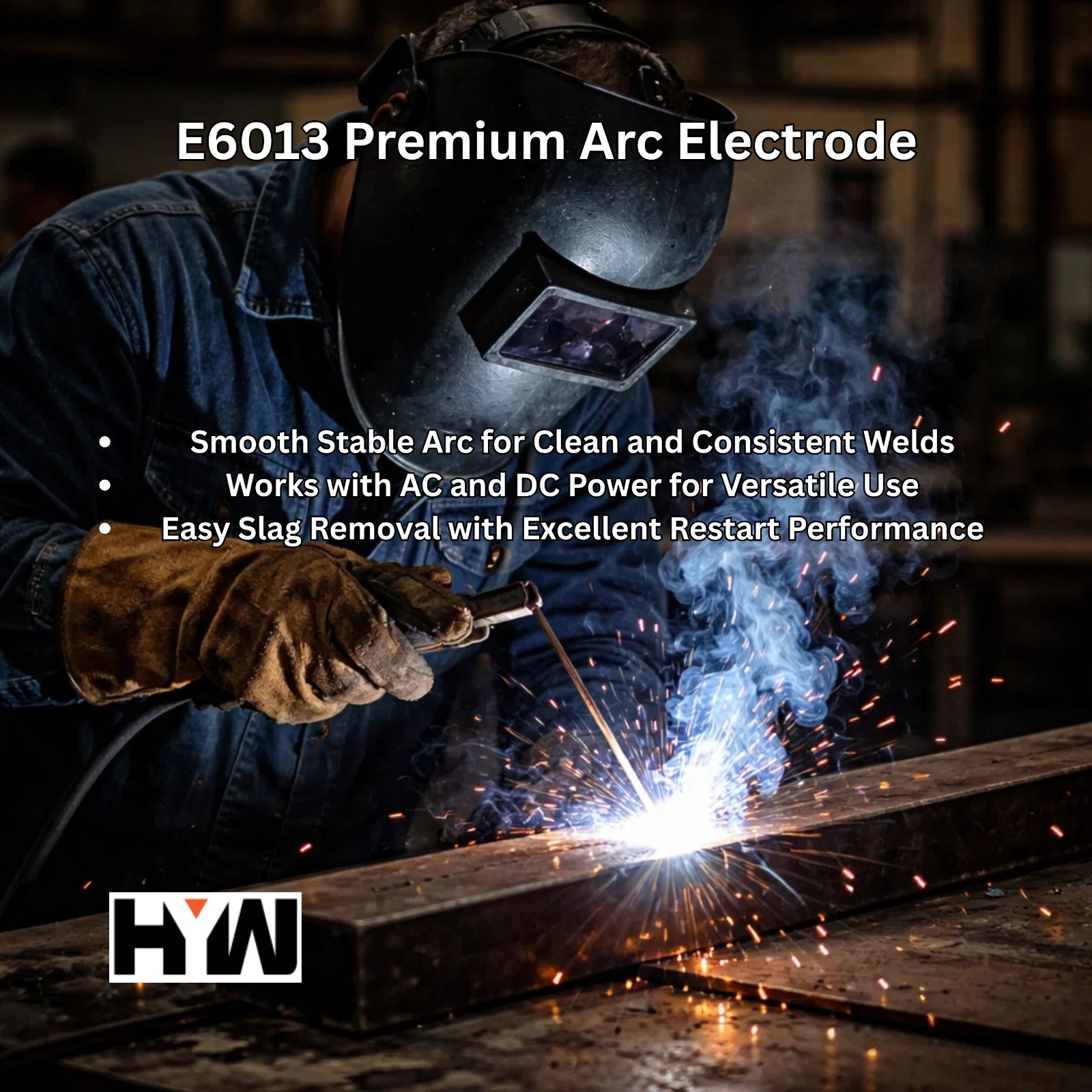 Welding Rods 6013 5/32″ 50 lb ( 10 lbs x 5-pk ) E6013 Electrode 5/32