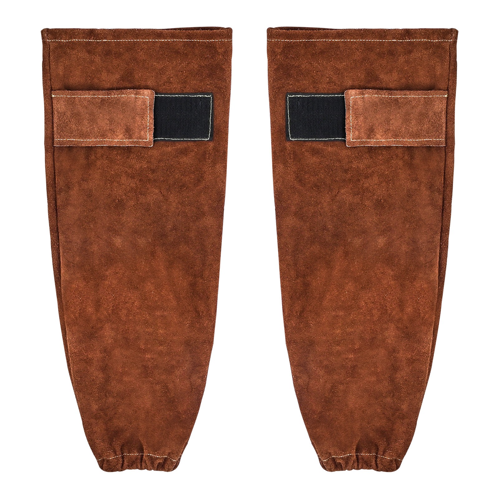 VEVOR Leather Welding Sleeves Heavy Duty Cowhide Flame Resistant Work Sleeves
