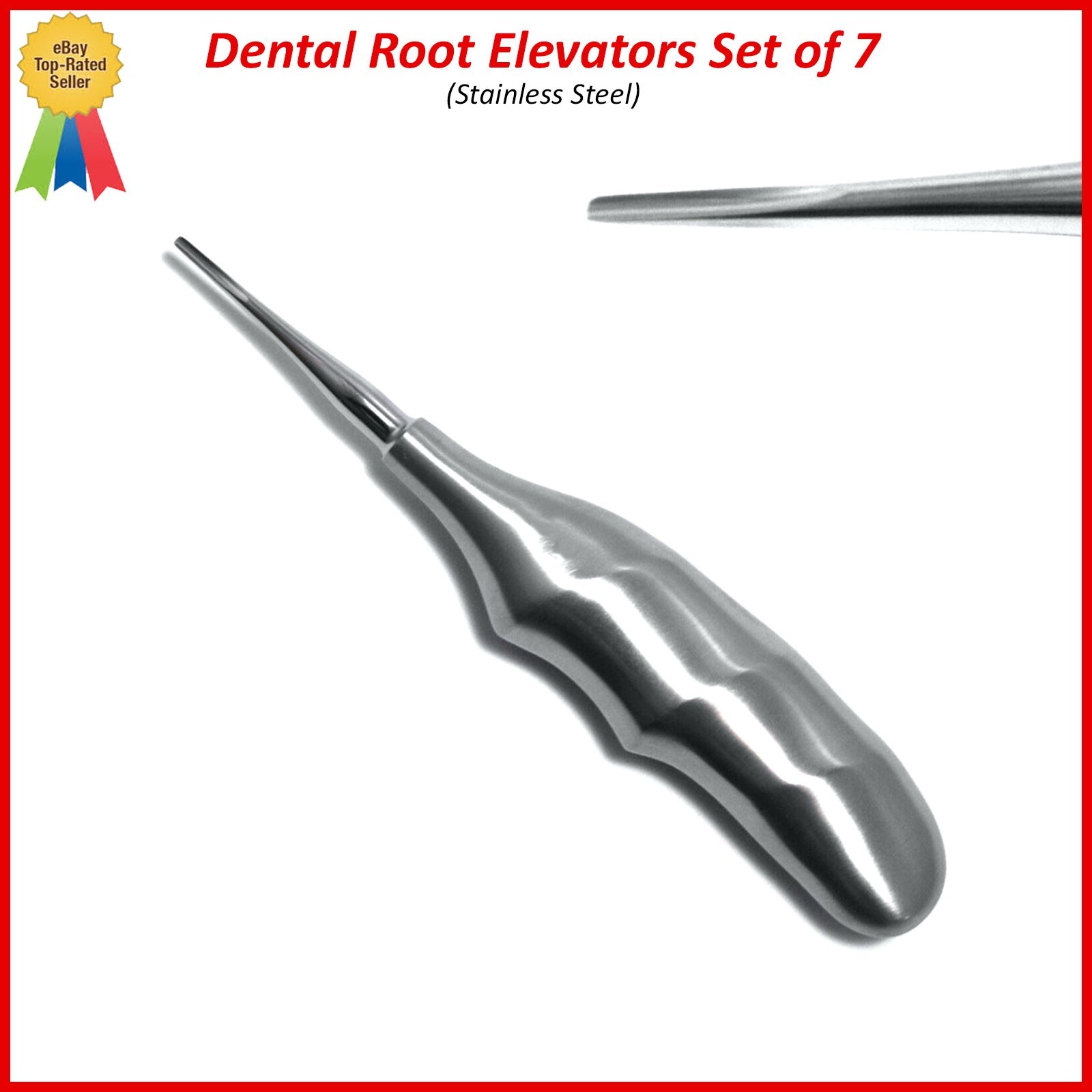 7 Pcs Dental Root Elevators Oral Surgery PDL Luxating Tooth loosening MARGALLA