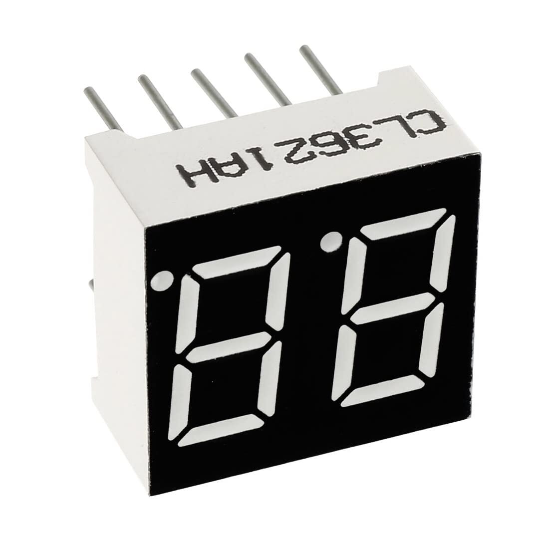 uxcell Common Cathode 10 Pin 2 Bit 7 Segment Display 0.59 x 0.55 x 0.28 Inch …