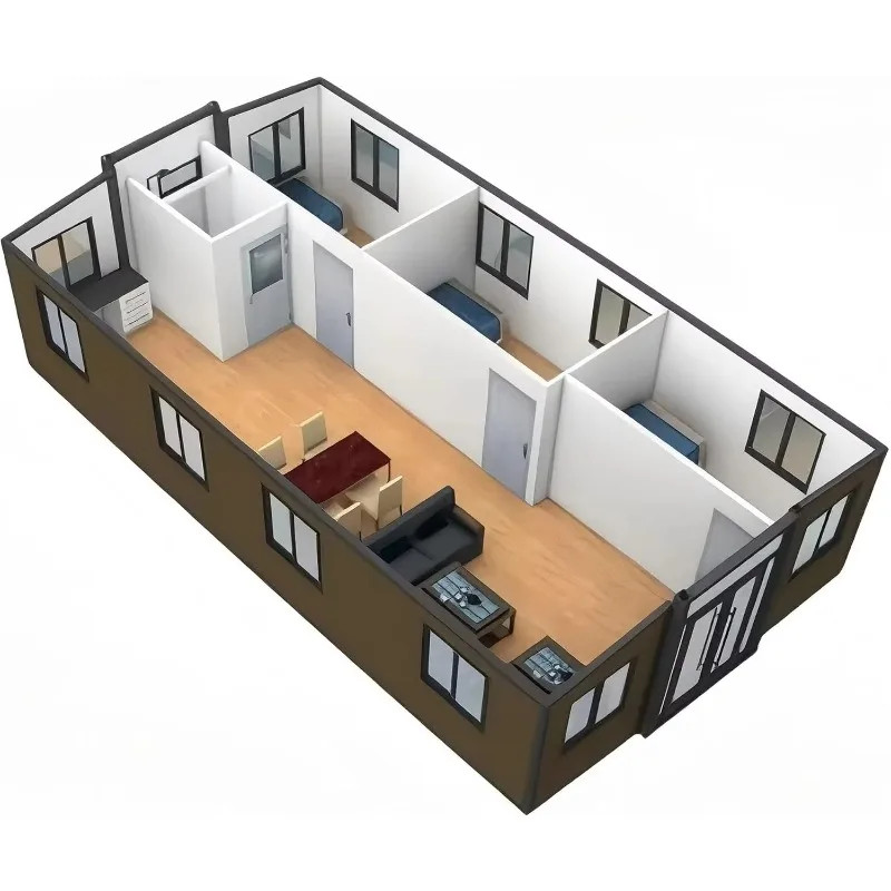 Luxury Prefab Villa – Expandable Container Home (2-5 Bedroom)