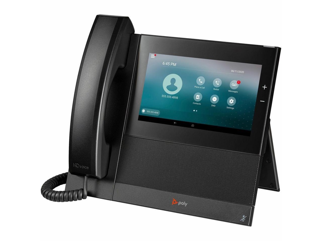 Poly CCX 600 IP Phone Corded Corded/Cordless Wi-Fi Bluetooth Black 84C17AAABA