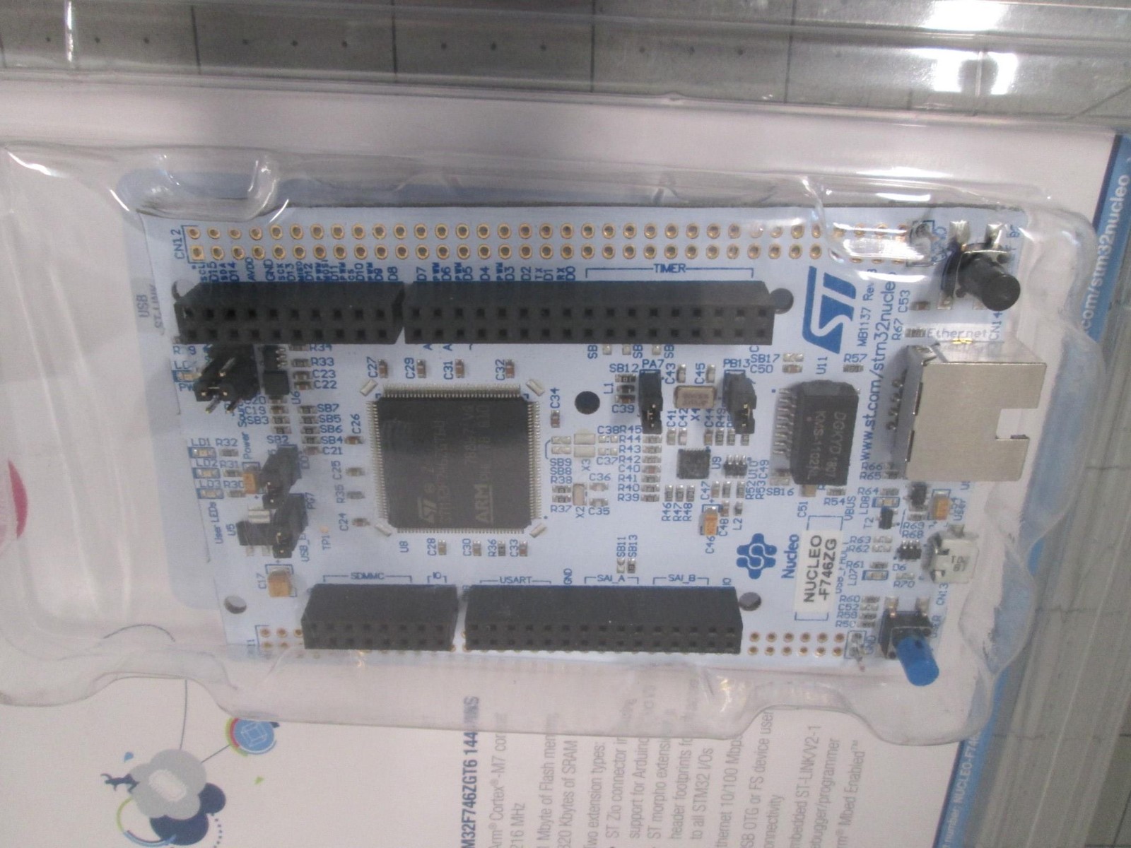 STM Microelectronics, Nucleo-144, STM32F746, Microcontroller Board, New