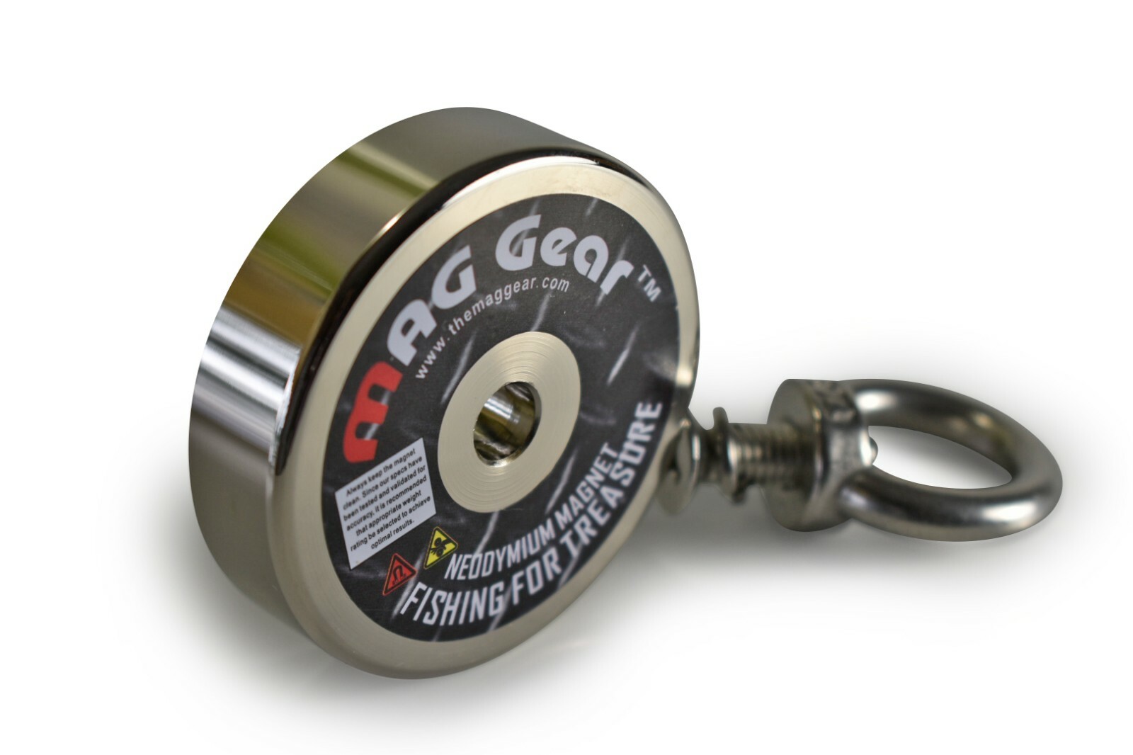 MagGear Salvage Fishing Magnets 370LB/168KG Pull Force Neodymium/Rare Earth Fish