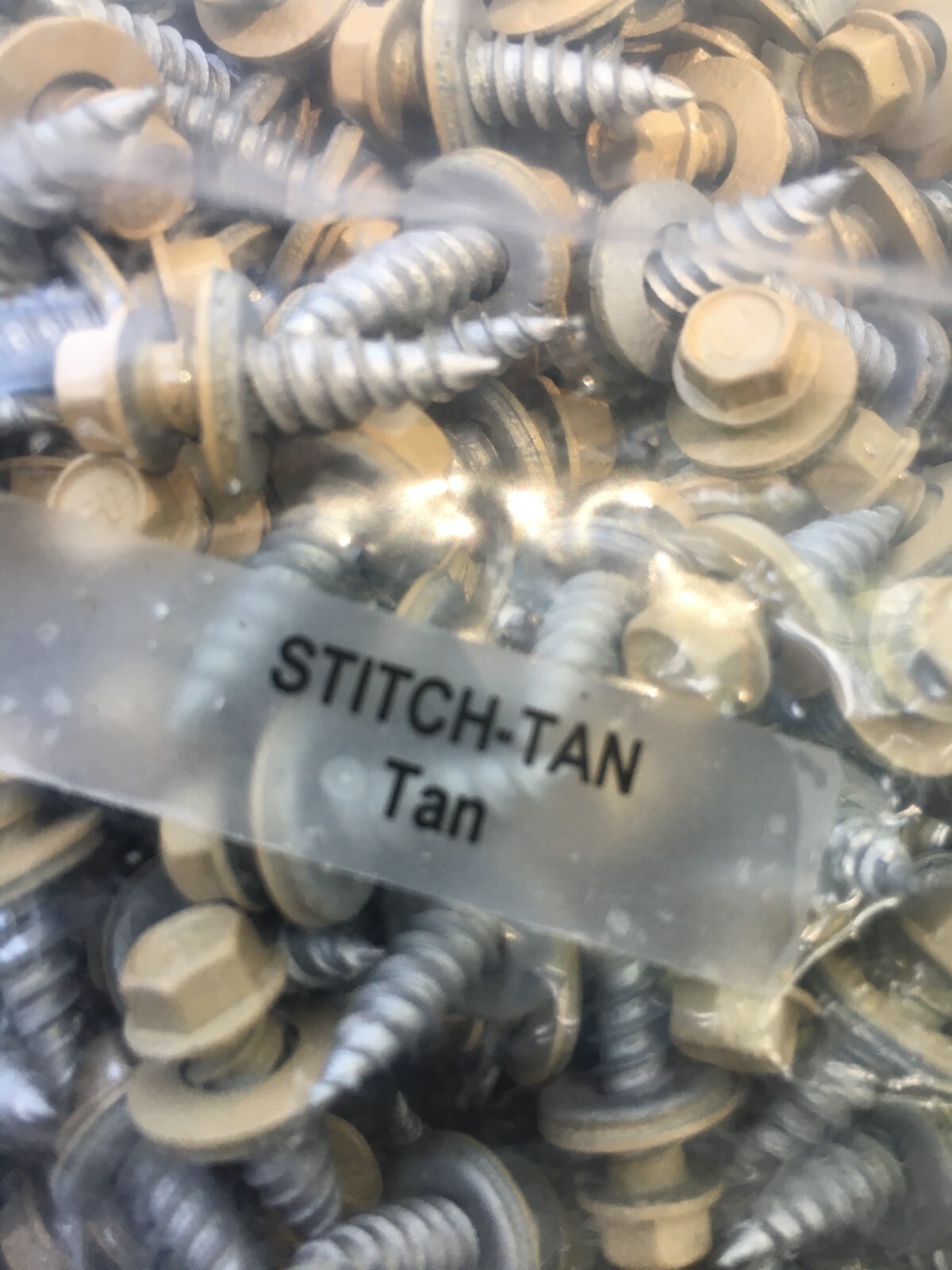 250 #12 x 3/4 Self-Drilling Stitch metal to metal roofing screws