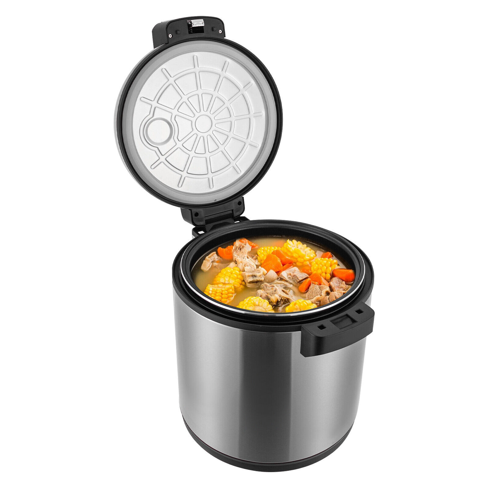 Electric Rice Warmer Heavy Duty Soup Cooker Stainless Steel Restaurant Canteen
