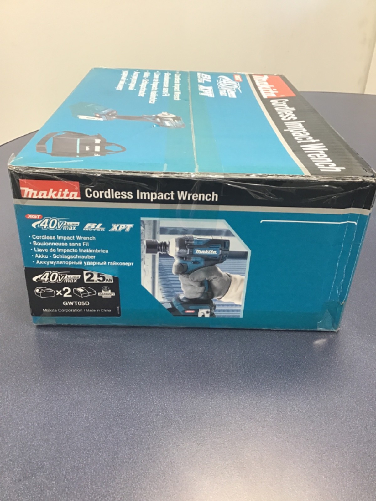 MAKITA GWT05D 40V max XGT® Brushless Cordless Impact Wrench Kit – Brand New