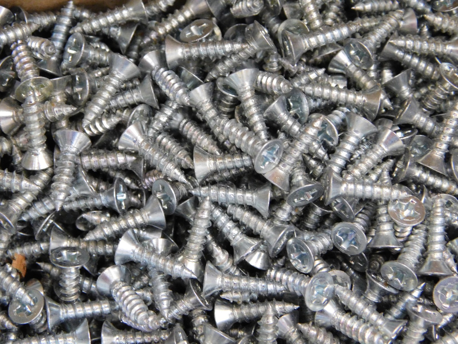 100-250-500-1000! #5 x 1/2″ Flat Head Phillips Wood Screws Steel Zinc Plated HF
