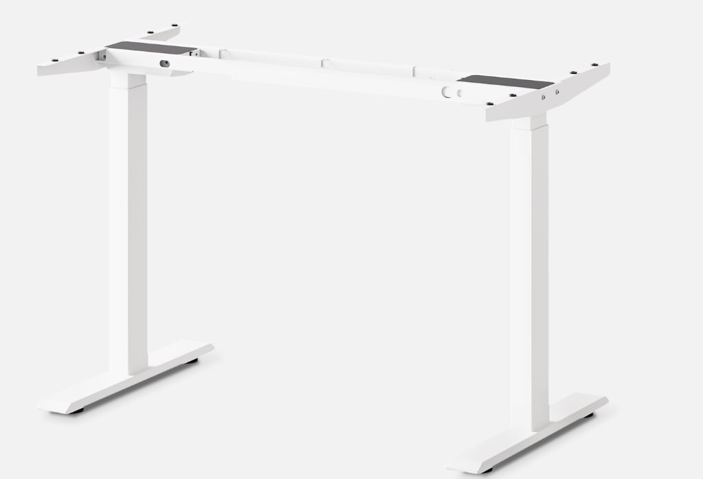 Autonomous Desk DIY – 2-Stage Height Adjustable Standing Desk Frame, White, Ship