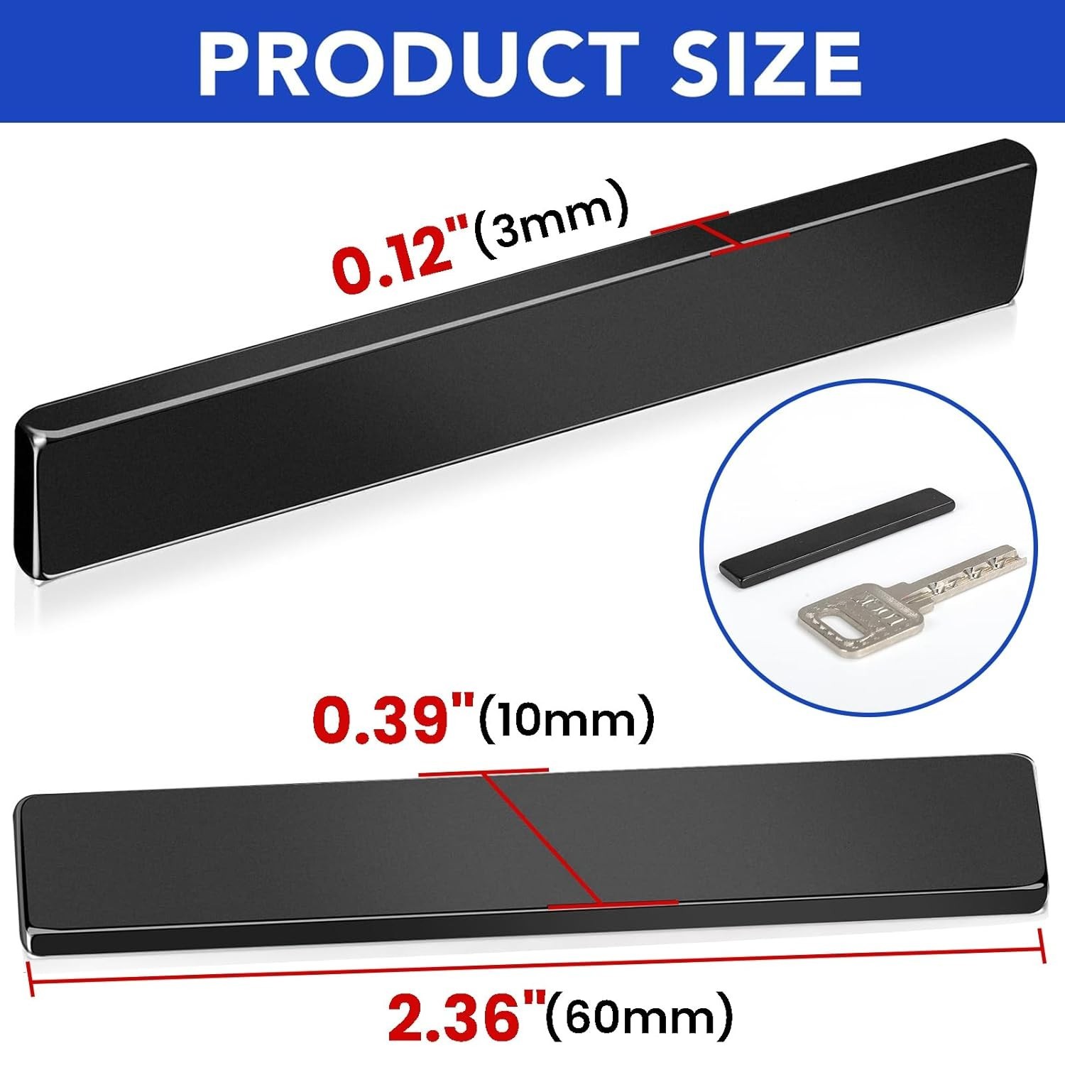 Heavy Duty 5 Pack Neodymium Magnets – Rectangular 60x10x3mm, Craft & Science Use