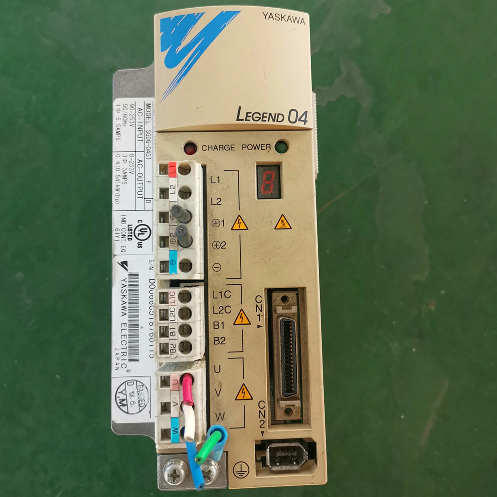 1PC Used Yaskawa SGDG-04GT Servo Drive Quality assurance