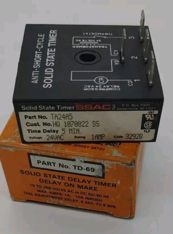SSAC Solid State Timer TA24A5 5 Min. Delay – USED