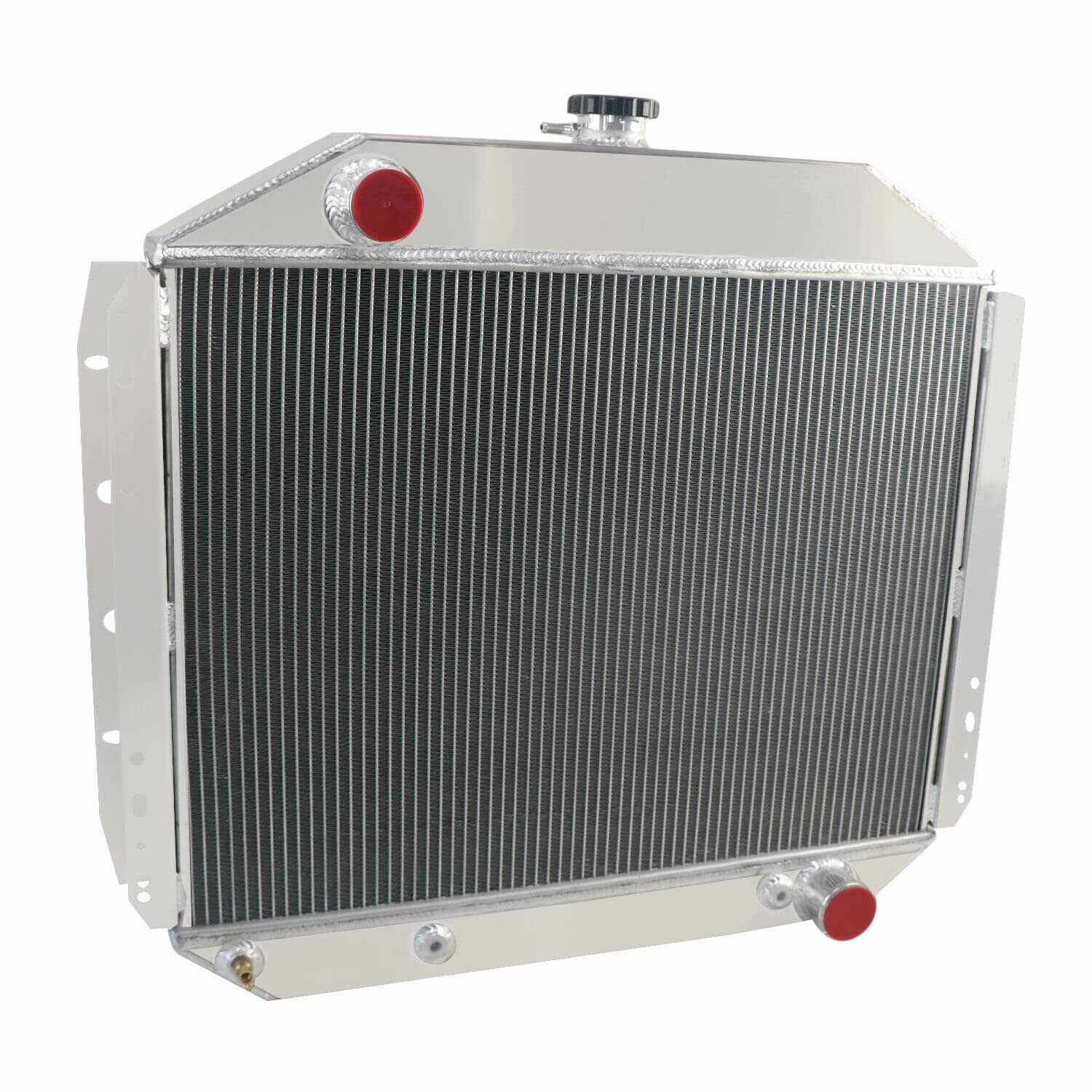 4 Row All Aluminum Radiator Ford F100 F250 F350 F150 Bronco 1966-1979 4.9L 5.9L