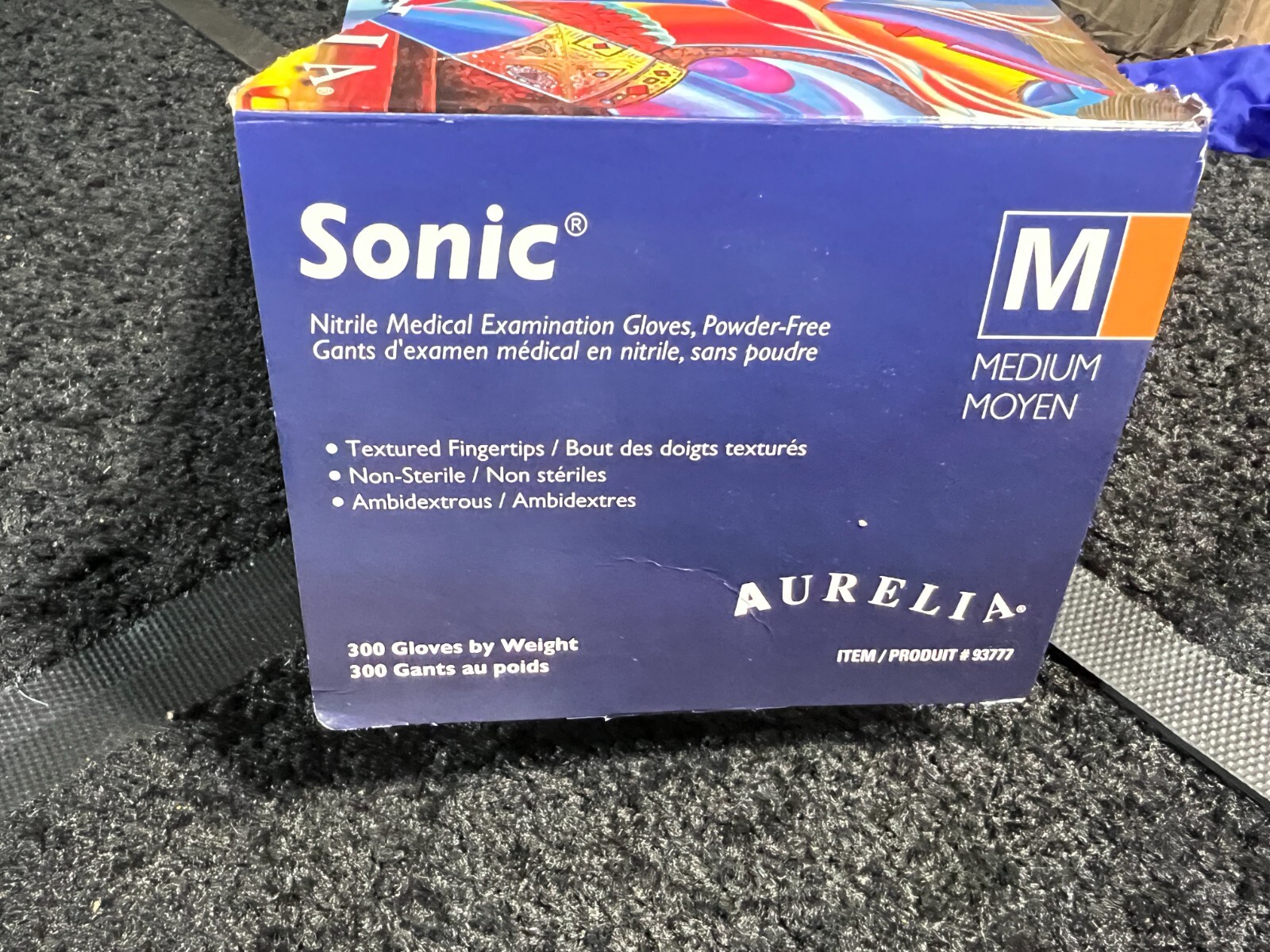 (QTY 600) Aurelia Sonic Nitrile Exam Glove 93777 Medium