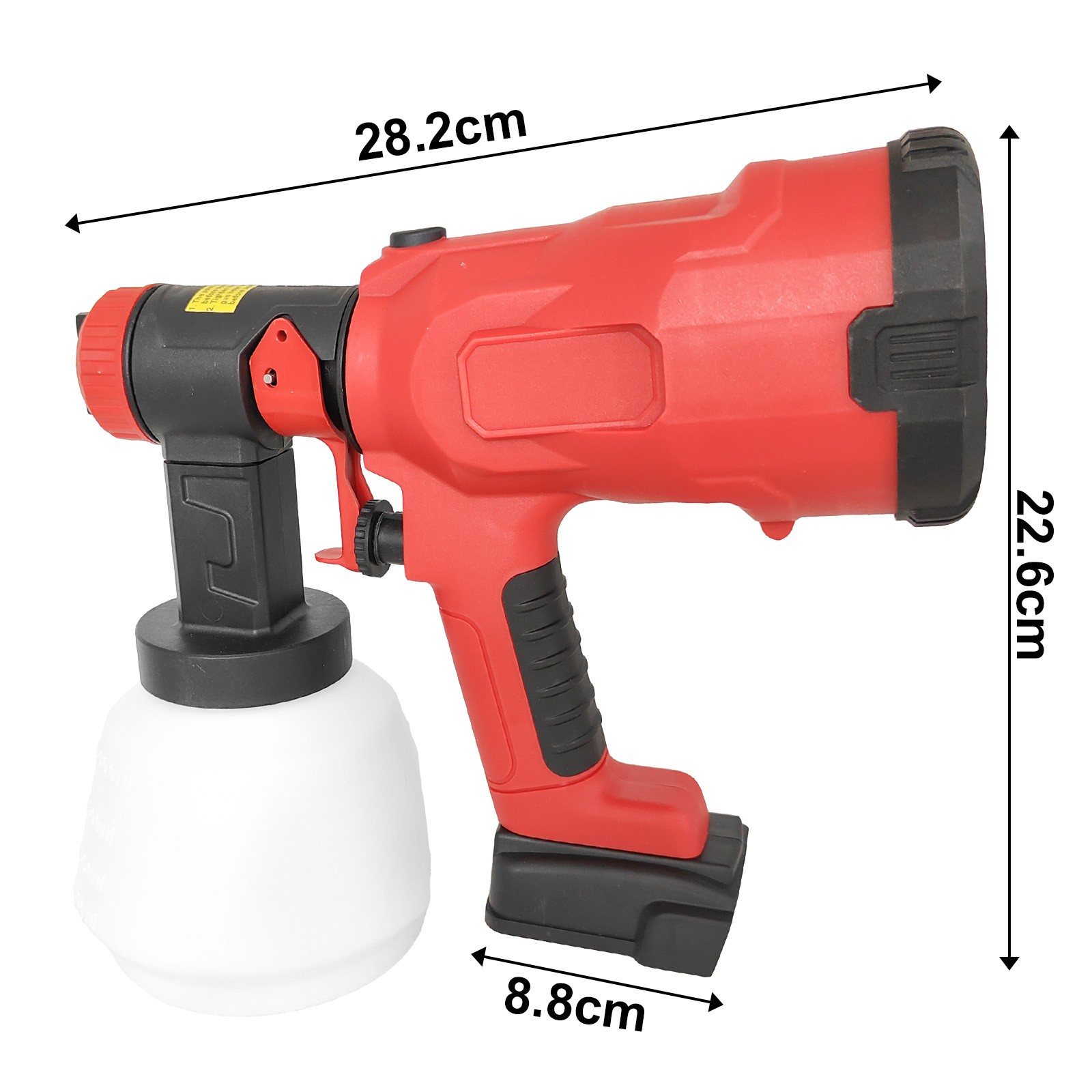 Milwaukee 18V Battery-Powered Paint Sprayer, 1000ml – Efficient and Easy to Use