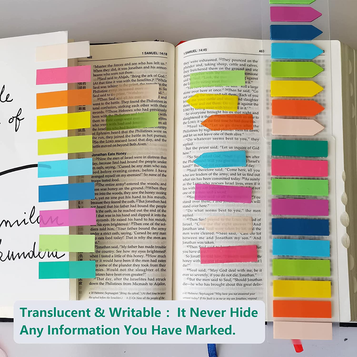 2400Pcs Sticky Tabs for Annotating Books,Morandi Tabs | Binders,Page Markers Cl