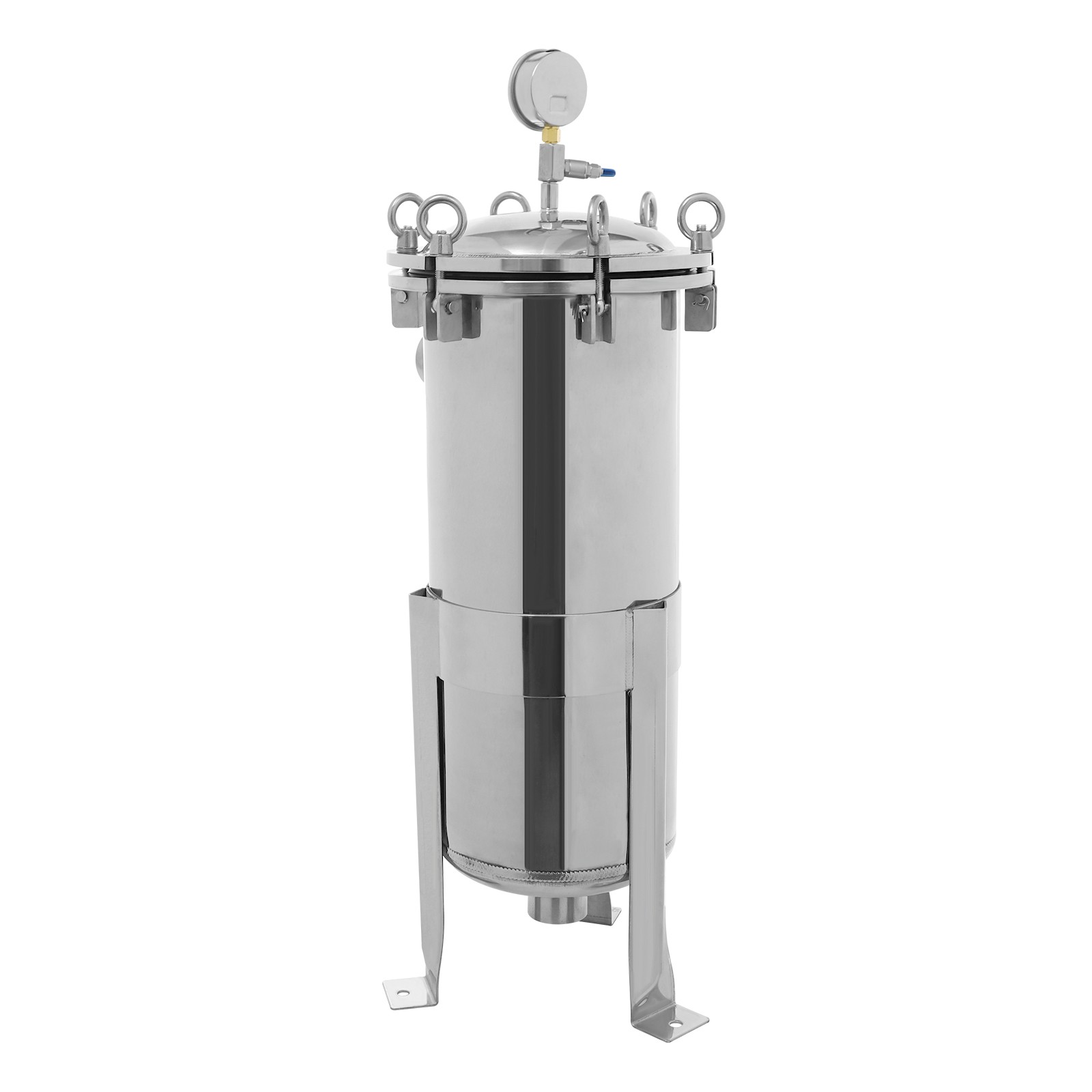 1.5″ NPT In/Outlet Bag Filter Housing Stainless Steel 150 Psi #1 Bag Filtration