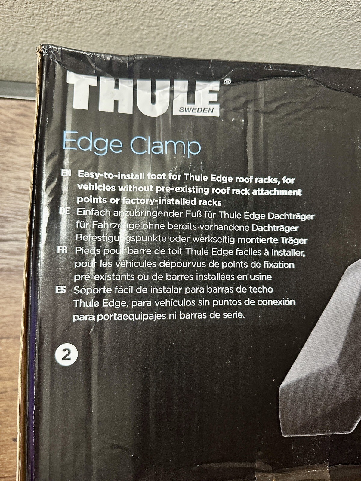 Thule Edge Clamp Foot Pack 720501 + Thule Metal Locks 4-Pack (Free $74.95 Value)