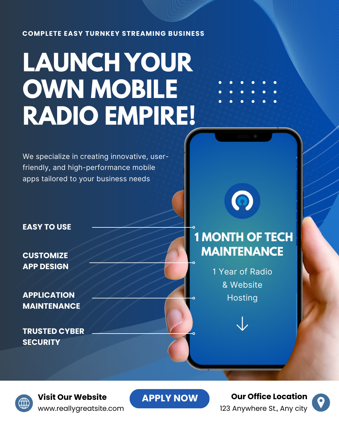 Launch Your Own Professional Internet Radio Business ! + 1 Month FREE HOSTING