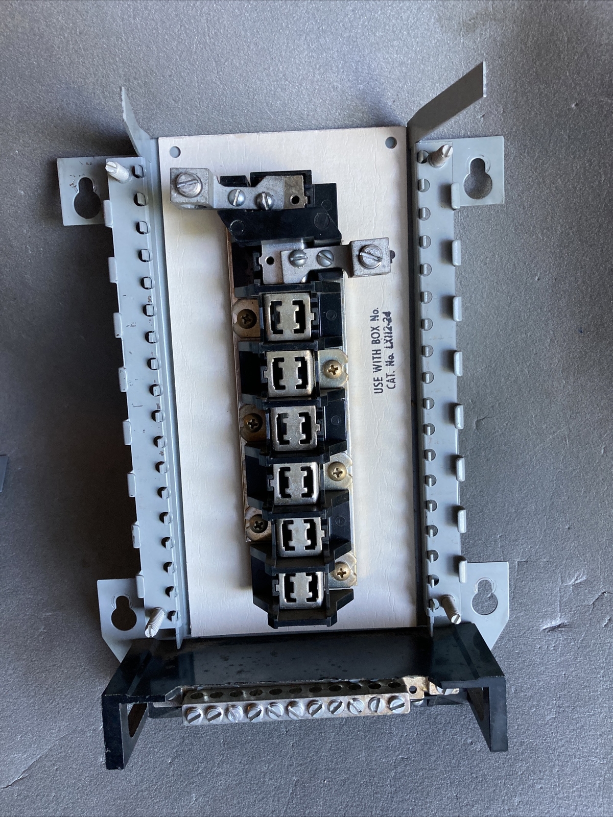 Federal Pacific FPE Bus Buss Interior & Neutral Bar For Box # LX112-24 Stab Lok