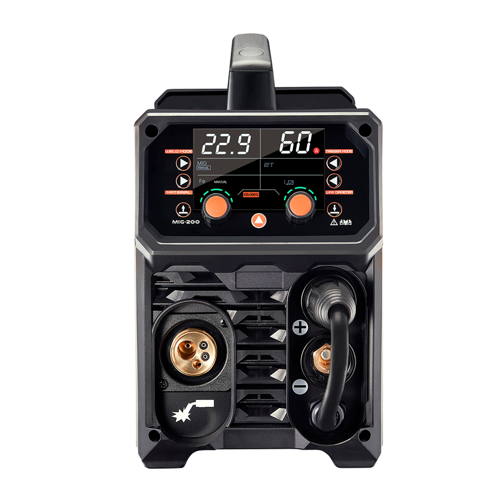 MIG Welder 200Amps Welding Machine 4-in-1 Gas MIG/Flux Core MIG/Stick/Lift TIG