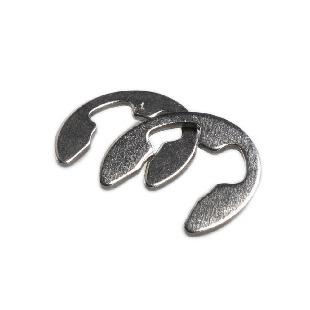 600PCS 304 Stainless Steel E-Clip Circlip External Retaining Ring Assortment Set