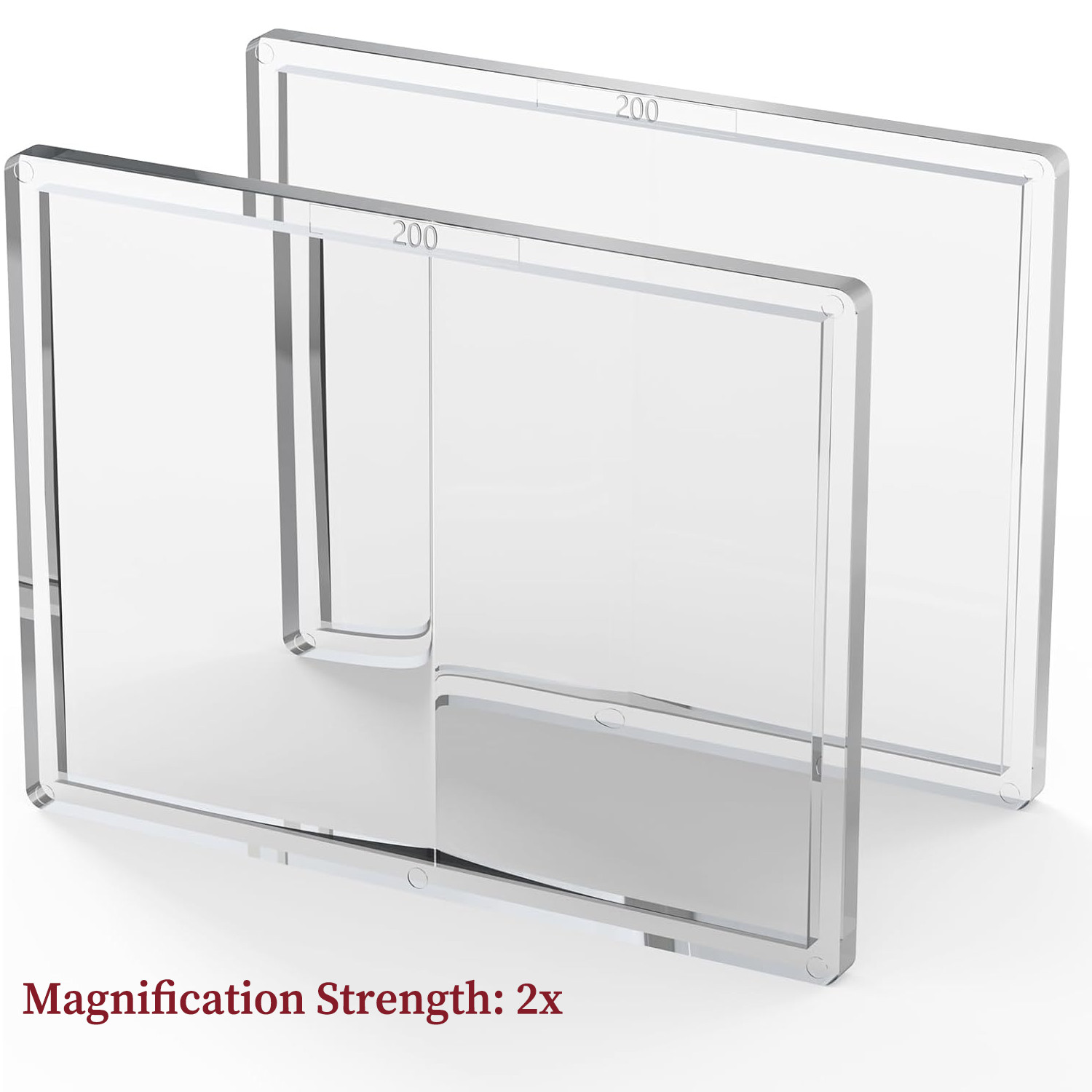 ARCCAPTAIN 2PC Welding Cheater Lens Magnifying 2.0/2.5 Magnification 3.54″x4.25″