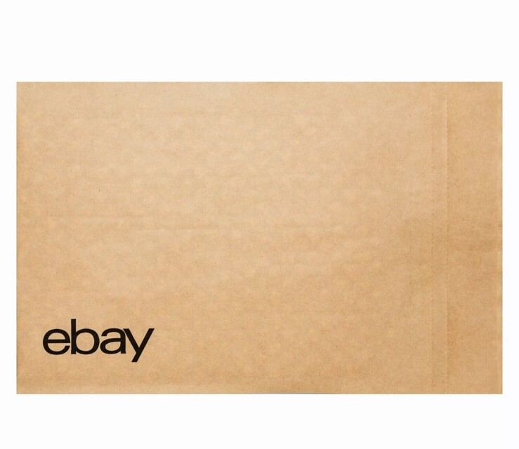 Lot of 25 6.5” x 9.25” Padded Bubble Mailer eBay Logo Self Stick FREE SHIP