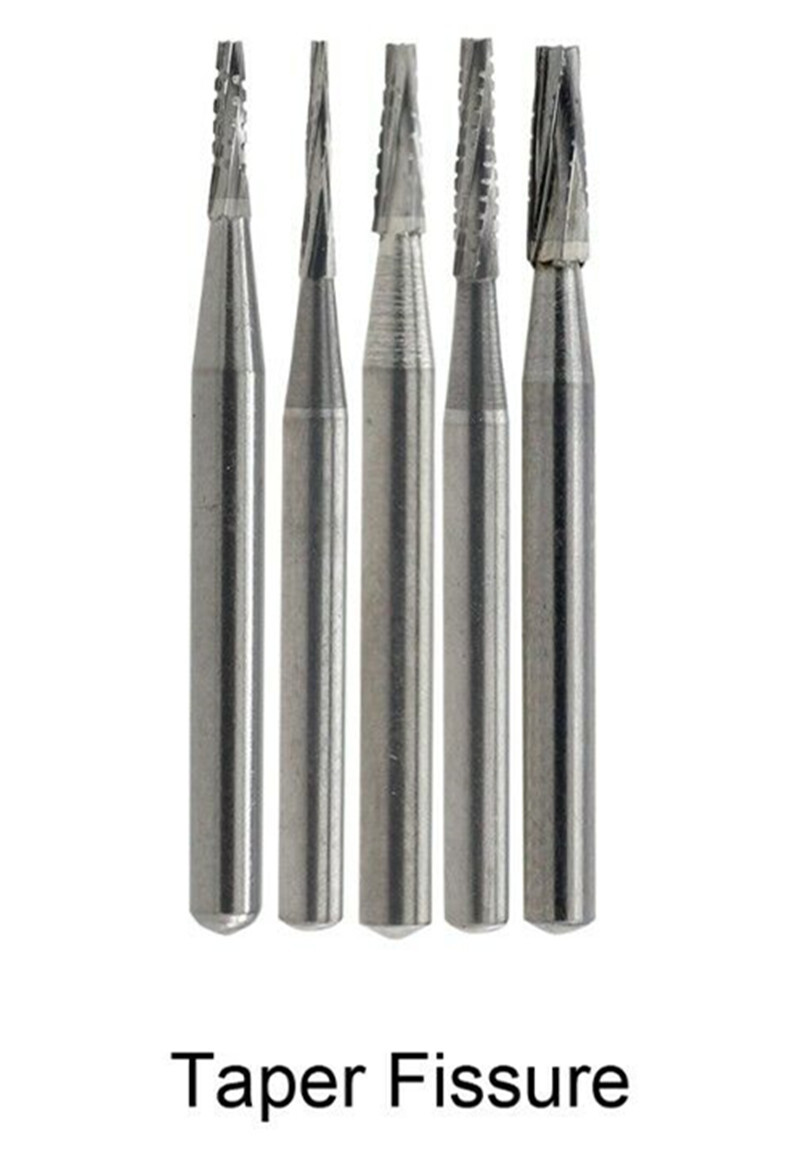 Dental Surgical Burs Carbide FGOS 25mm Taper Fissure Crosscut High Speed 701 702