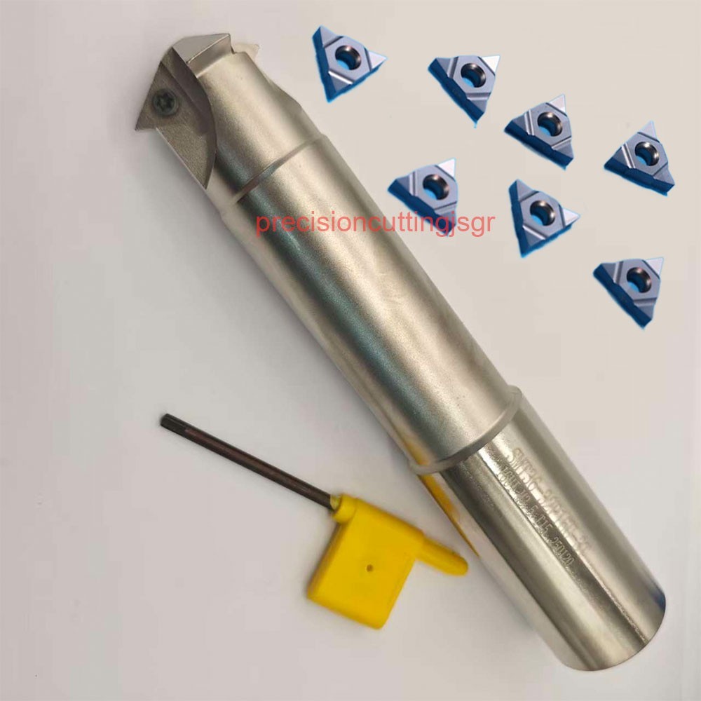 32mm Indexable Thread Mill CARBIDE THREAD MILL 3 Flute For 60 Degree 2.5-5.5