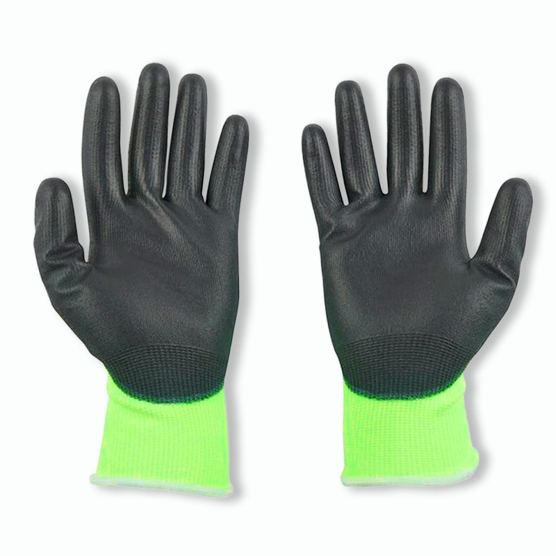New Milwaukee Work Glove High Visibility Cut Level 1 Polyurethane Dipped 12 Pair