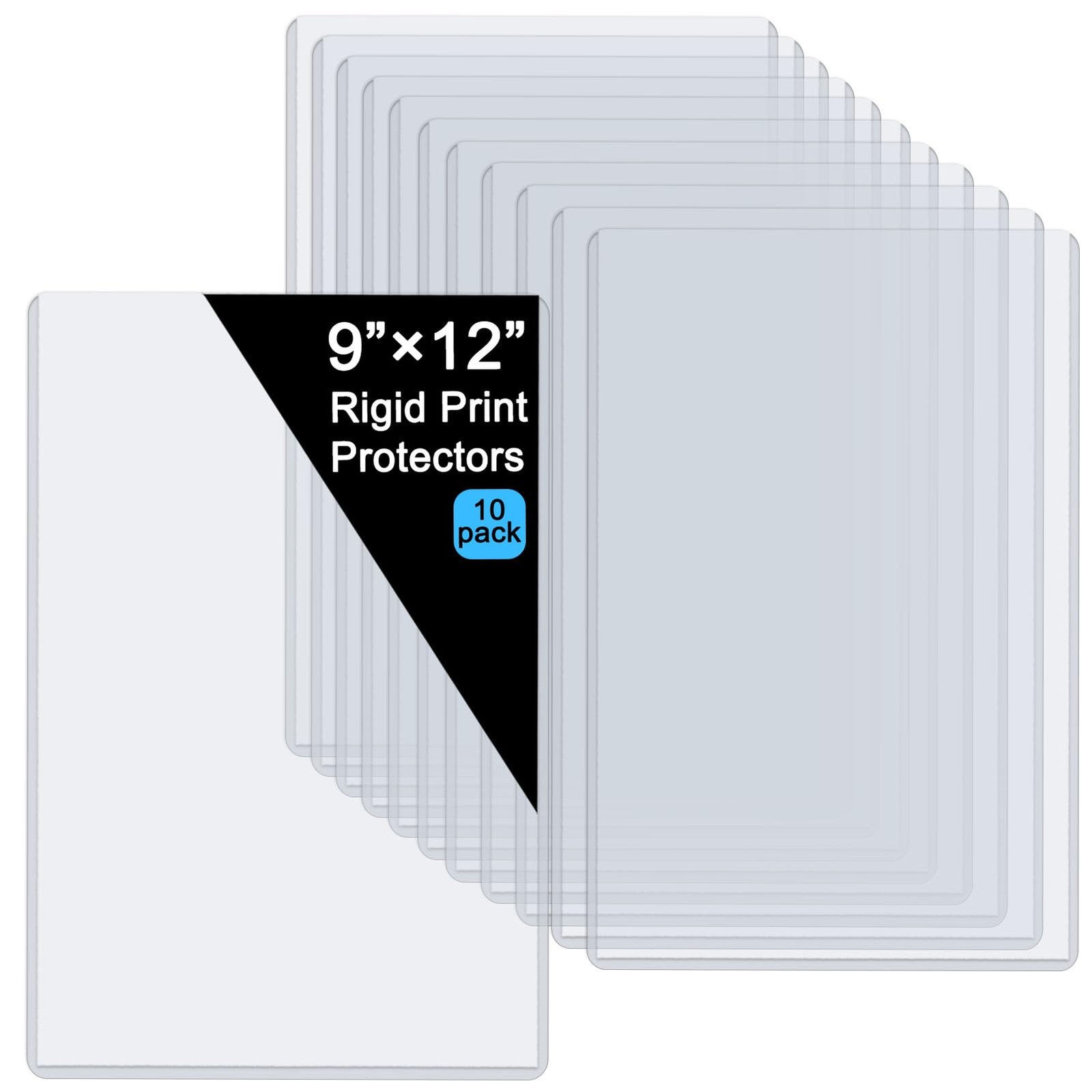 9″ x 12″ Hard Plastic Sheet Protectors, Clear Certificate & Document Holders, Wa
